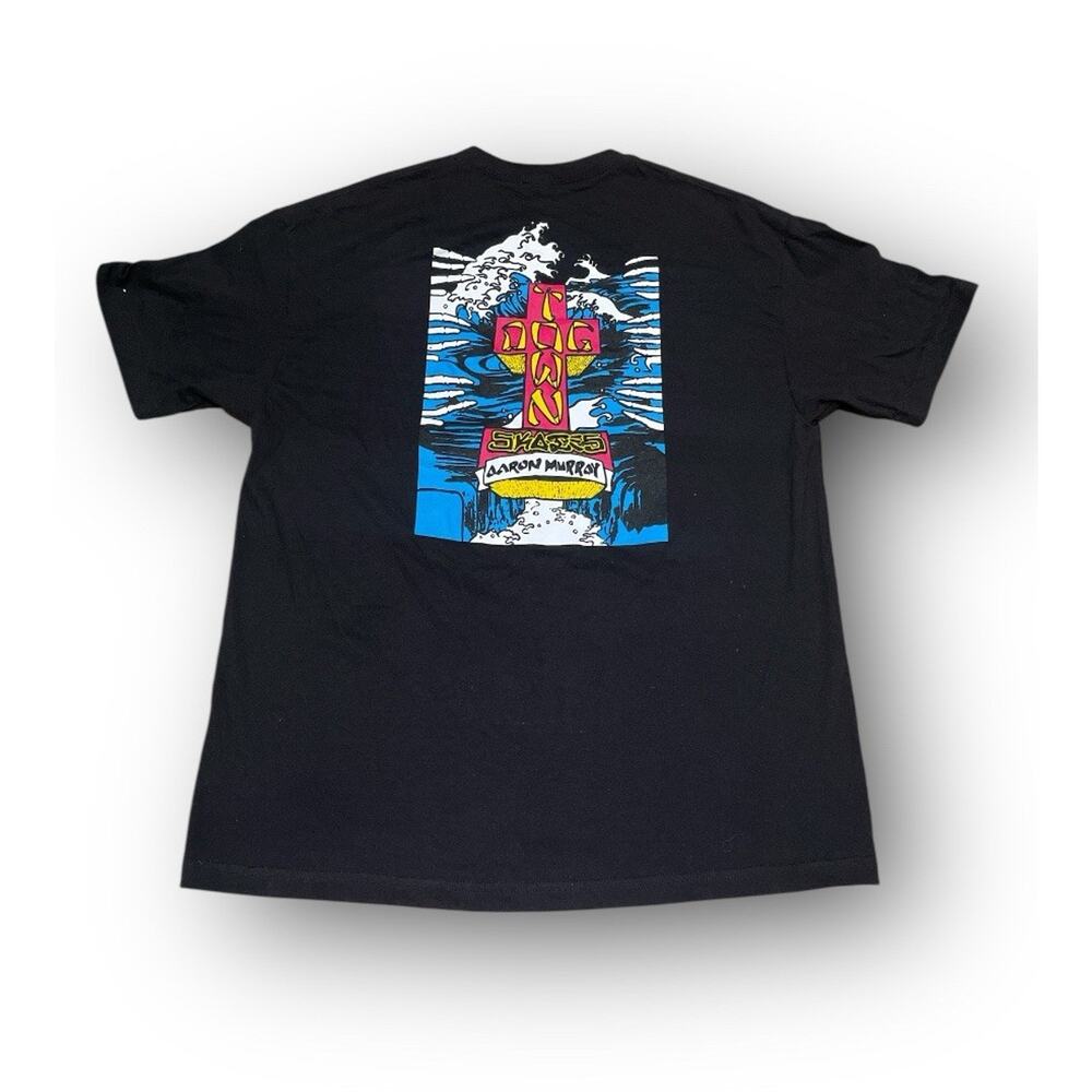 Dogtown Skates‎ Aaron Murray T-Shirt Black Vintage Skate Style Size XL 23”x30”